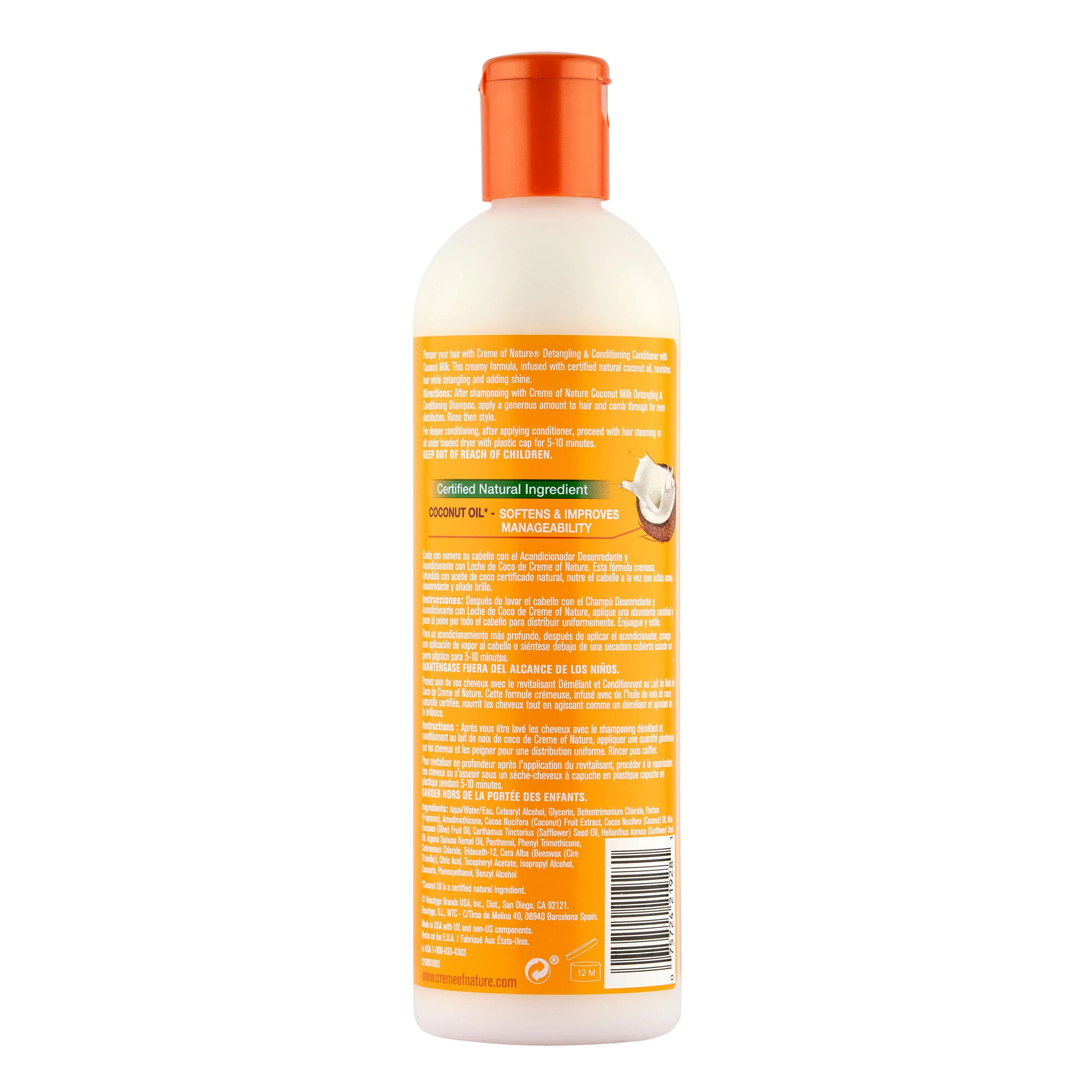 Creme of Nature Coconut Milk Detangling & Conditioning Conditioner 12 fl oz
