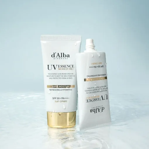 d'Alba Vegan Super Moisture Essence Sun Cream SPF 50  PA     50ml