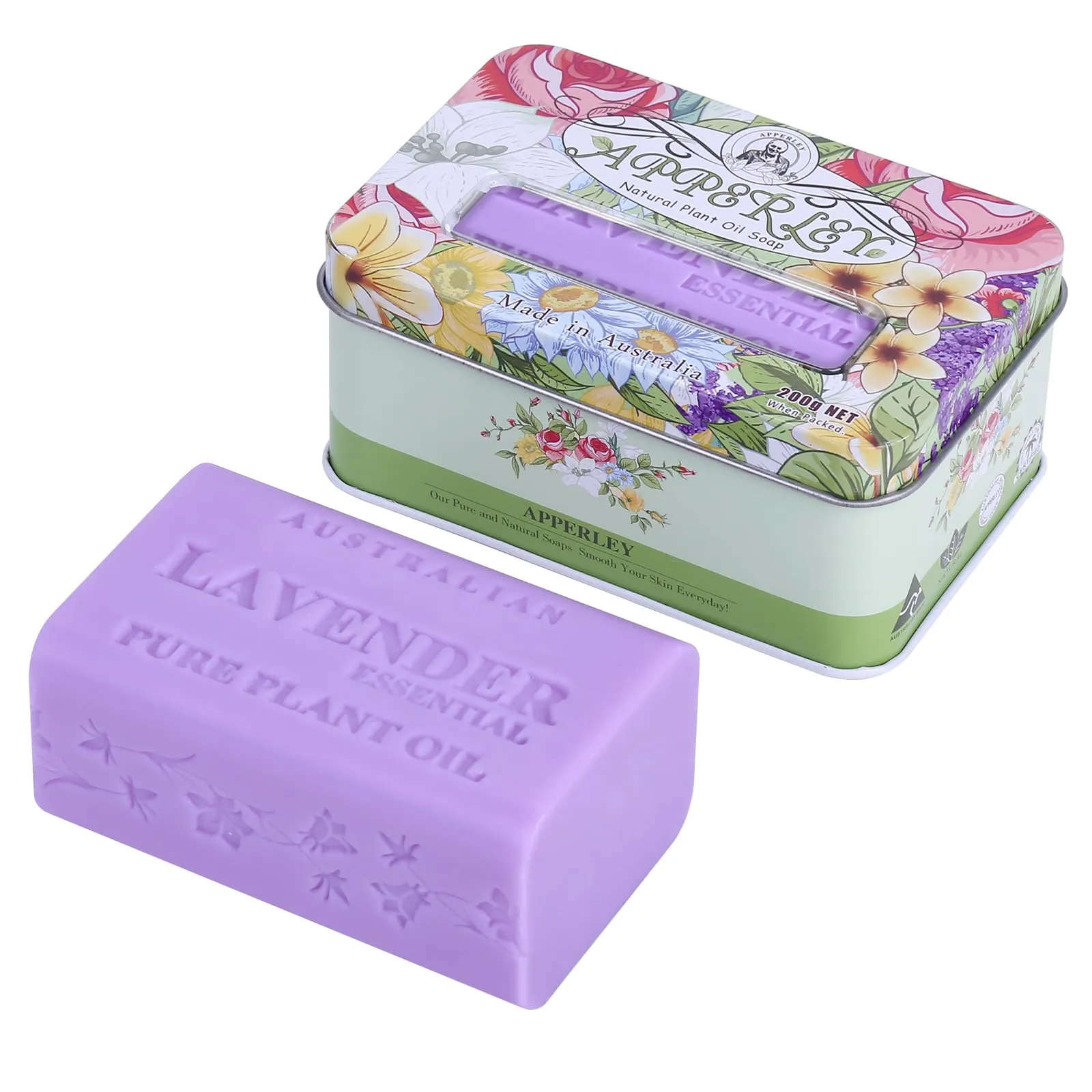 Darkblue-Australian natural soap bar:bath soap bars;body soap bars;great scent(fragrance smell);cleansing well;skin feeling soft;wash hair;shea moisture soap bars;lavender bar soap(Essential Lavender)
