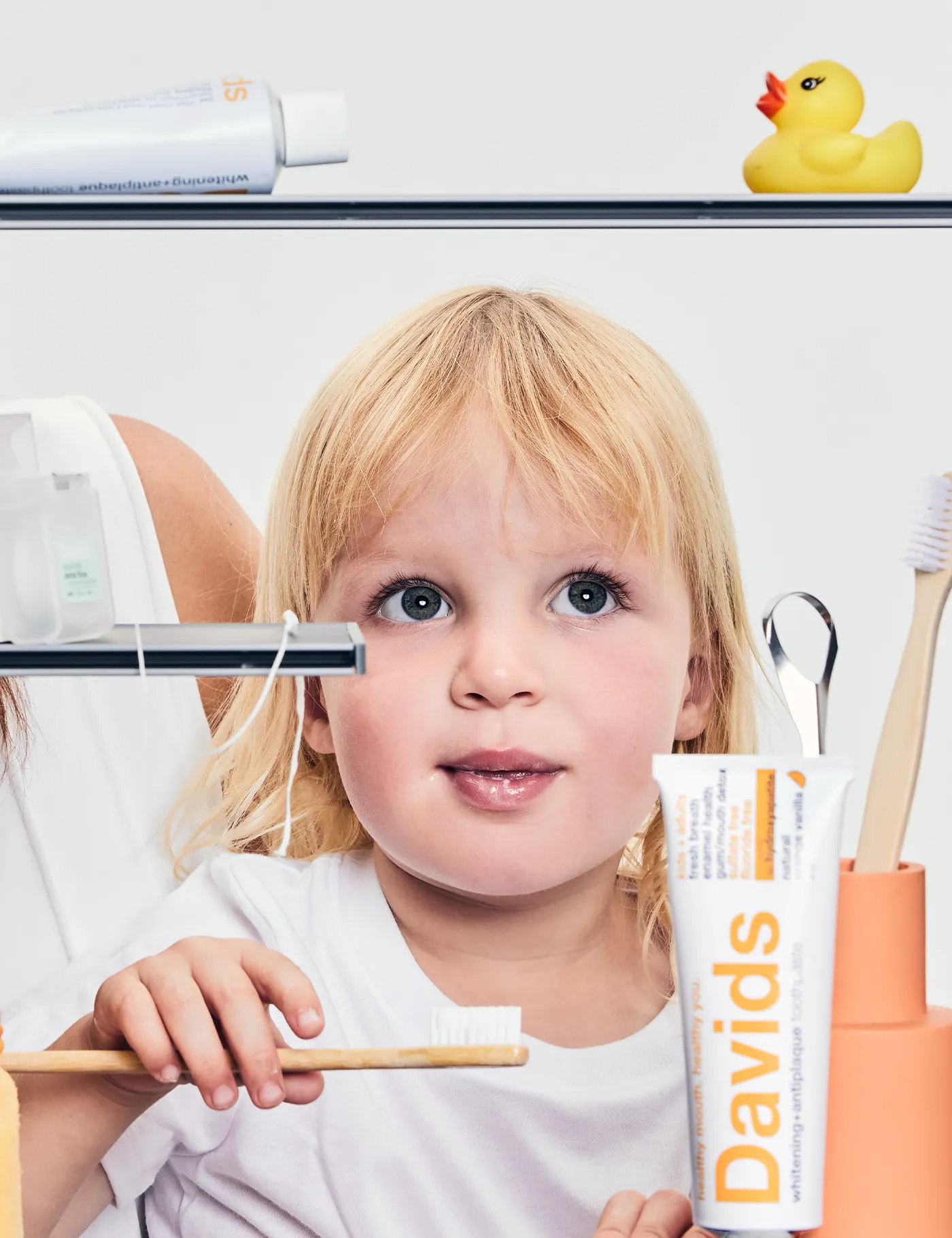 Davids Natural Toothpaste - Davids kids   adults nano-hydroxyapatite premium toothpaste  /  orange vanilla