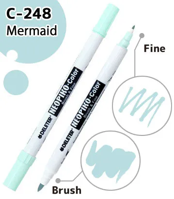 DELETER NEOPIKO-Color Mermaid (C-248) Alcohol-based Dual Tipped Marker