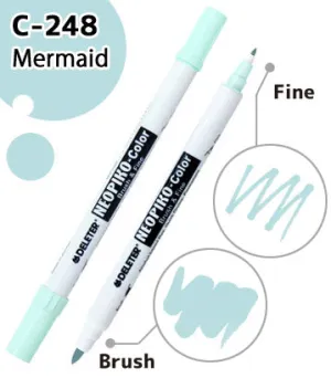 DELETER NEOPIKO-Color Mermaid (C-248) Alcohol-based Dual Tipped Marker