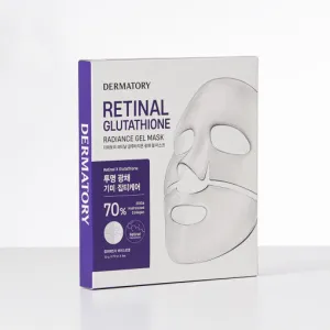 DERMATORY Retinal Glutathione Radiance Gel Mask x 3