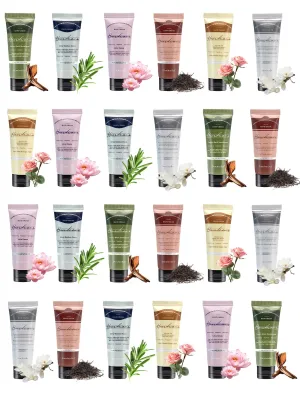 DincherBel 24 Pack Hand Cream Set - Travel Size Moisturizing Scented Hand Lotion for Dry Skin, Ideal Holiday Gift for Women