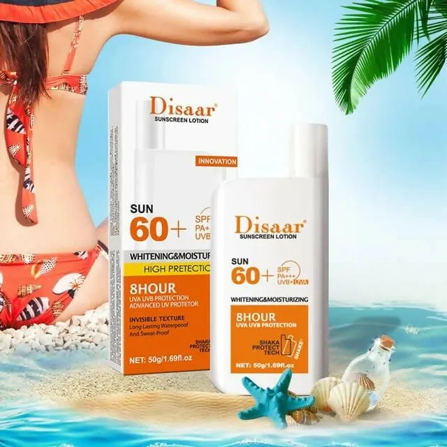 Disaar SPF 60 Sunscreen Lotion 50g Whitening