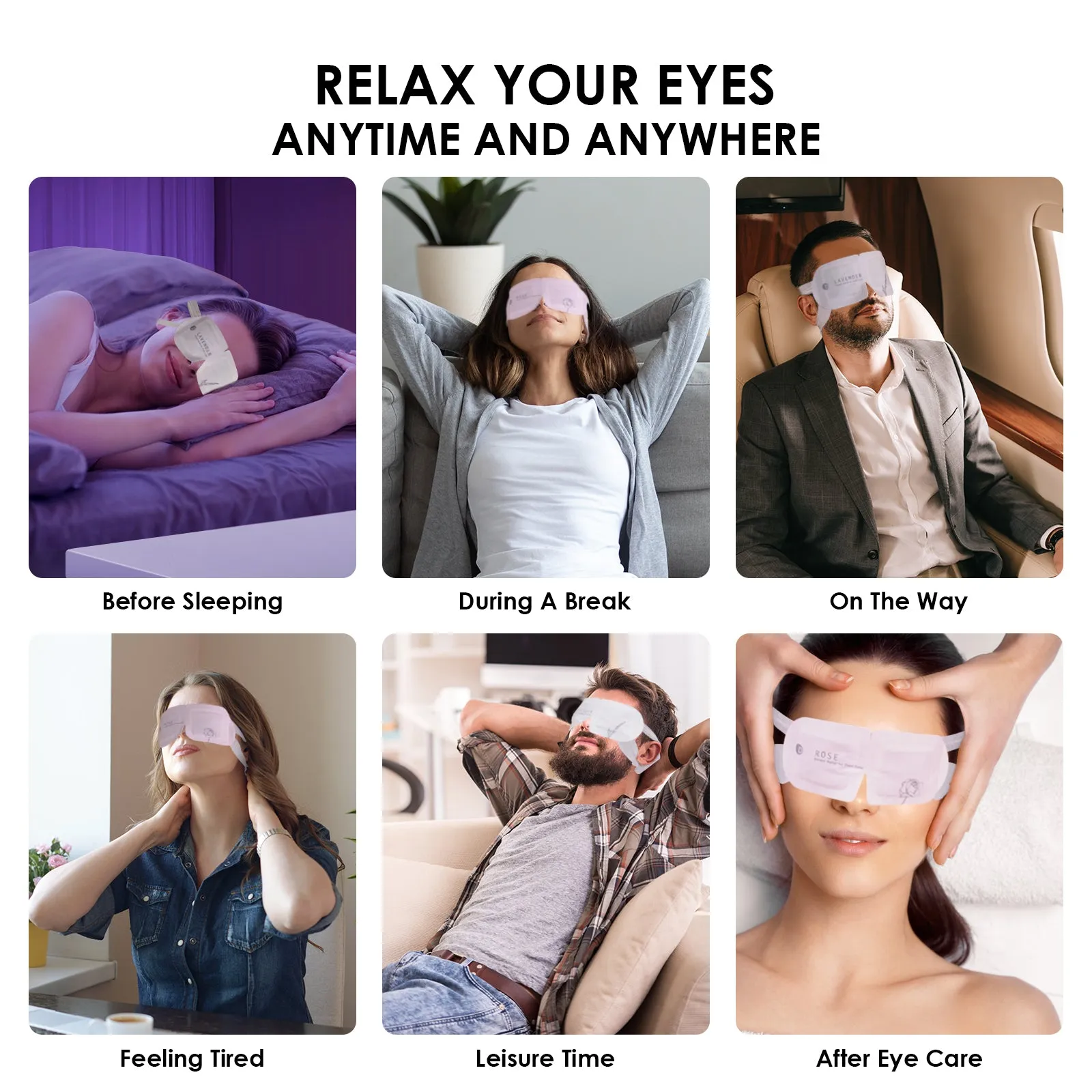 Ditoi Lavender Hyaluronic Acid Steam Eye Mask