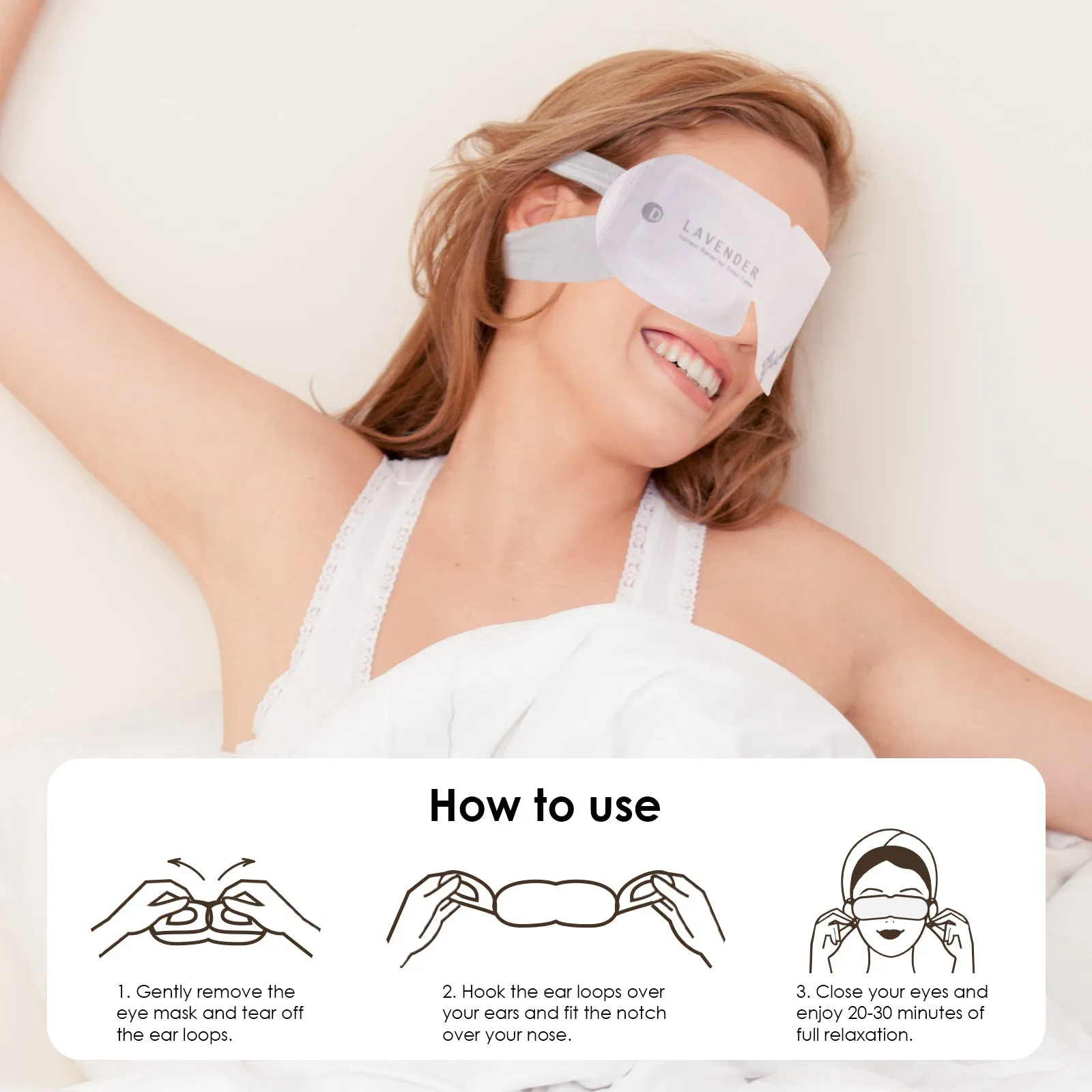 Ditoi Lavender Hyaluronic Acid Steam Eye Mask