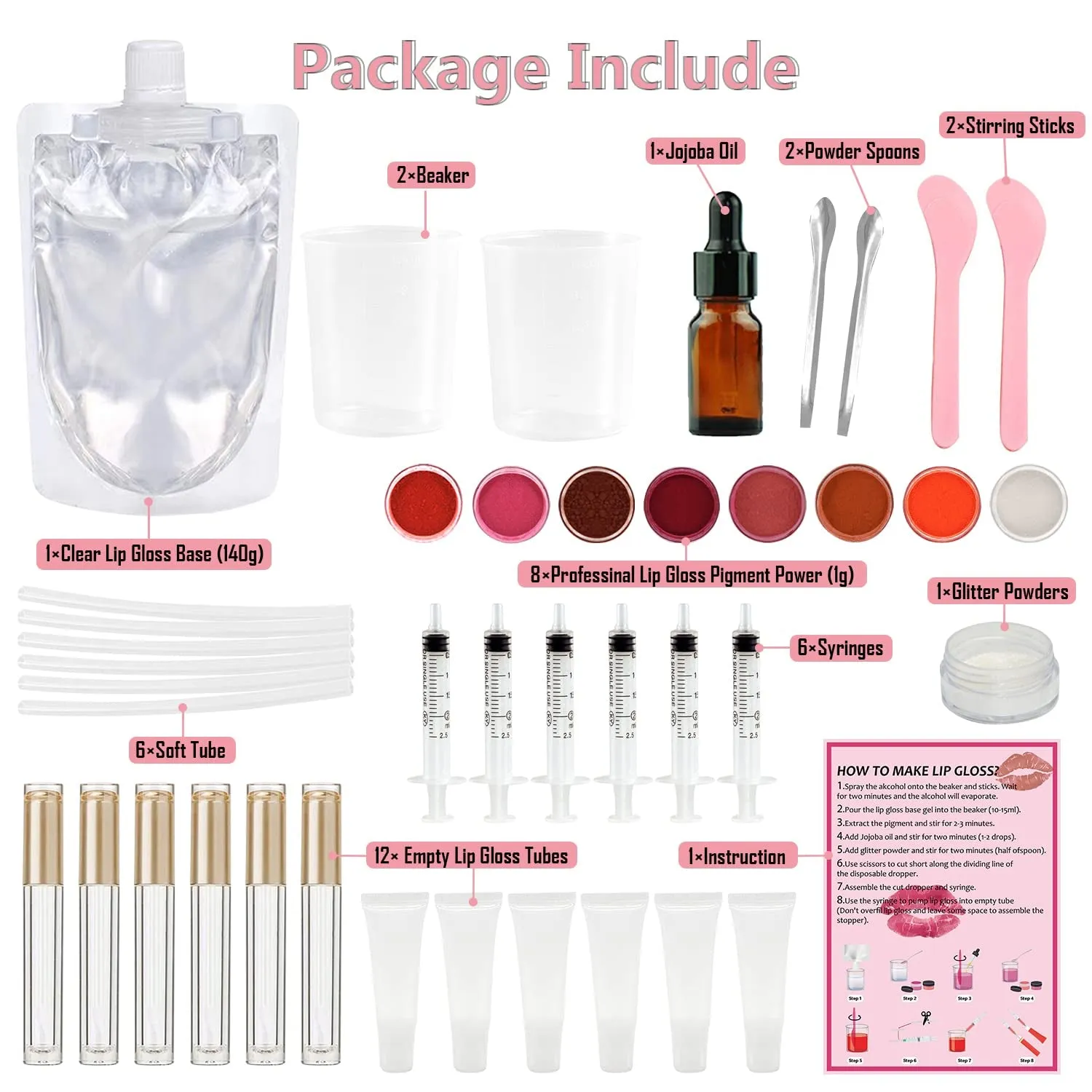 DIY Lip Gloss Base Making Kit