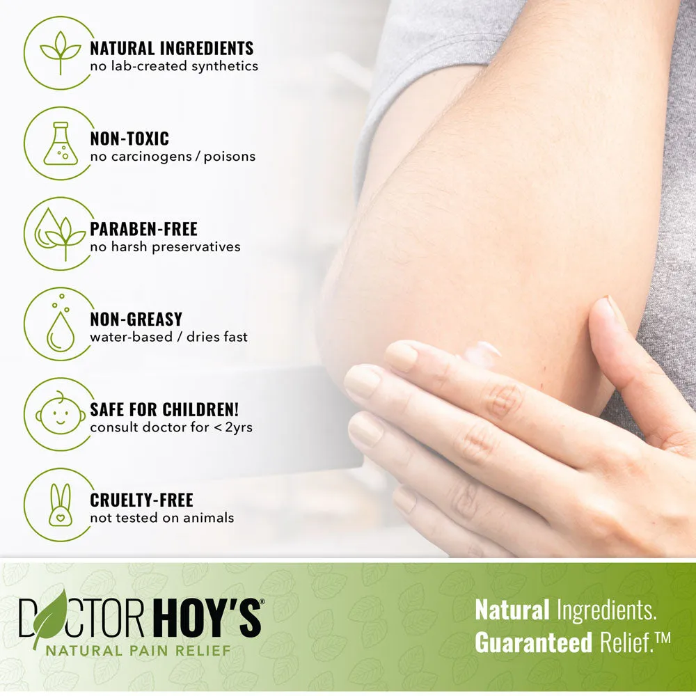 Doctor Hoy's Natural Pain Relief Gel (3 oz. Roll-on) | Topical Gel to Relieve Pain