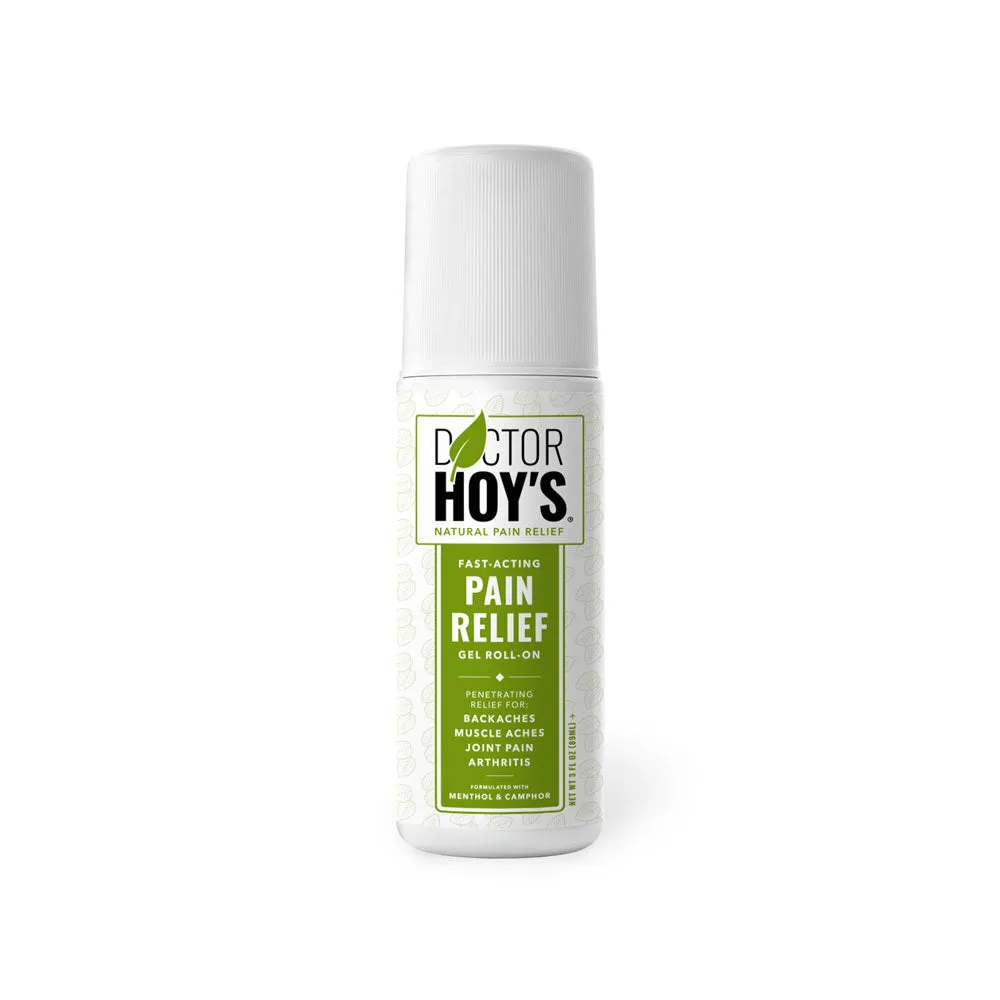 Doctor Hoy's Natural Pain Relief Gel (3 oz. Roll-on) | Topical Gel to Relieve Pain