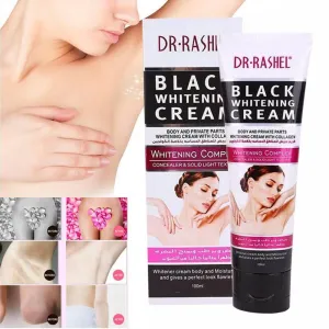 Dr.Rashel Black Whitening With Collagen Cream - 100g