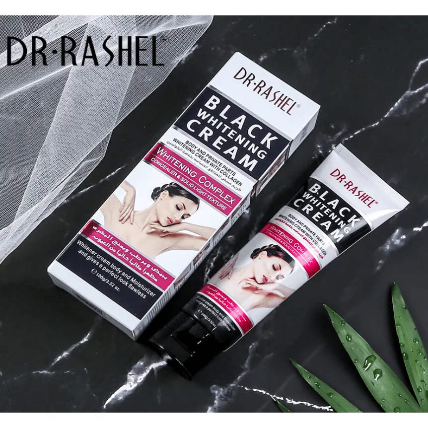Dr.Rashel Black Whitening With Collagen Cream - 100g