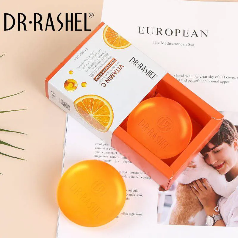 Dr.Rashel Vitamin C Brightening & Anti Aging Whitening Soap - 100g DRL- 1545