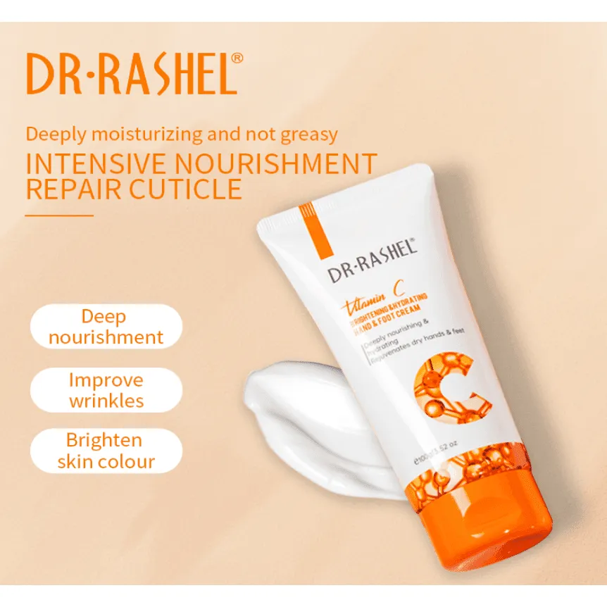 Dr.Rashel Vitamin C Brightening & Hydrating Hand & Foot Cream - 100g