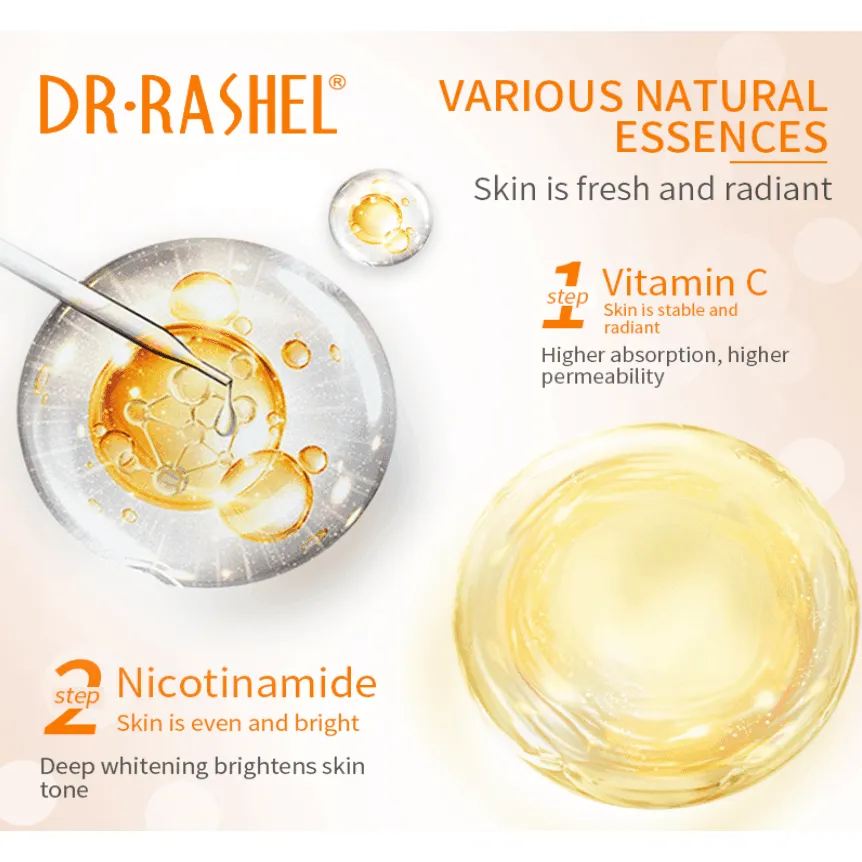 Dr.Rashel Vitamin C Brightening & Hydrating Hand & Foot Cream - 100g