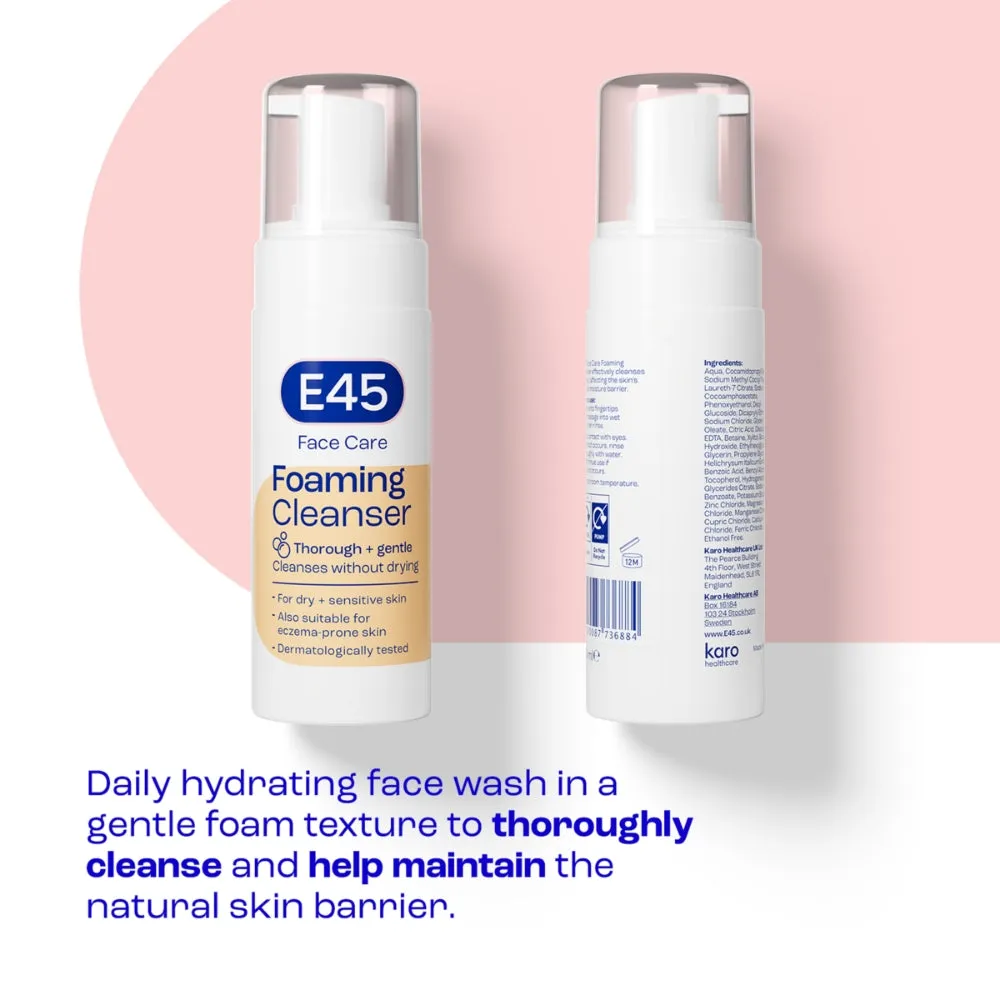 E45 Face Foaming Cleanser 150ml