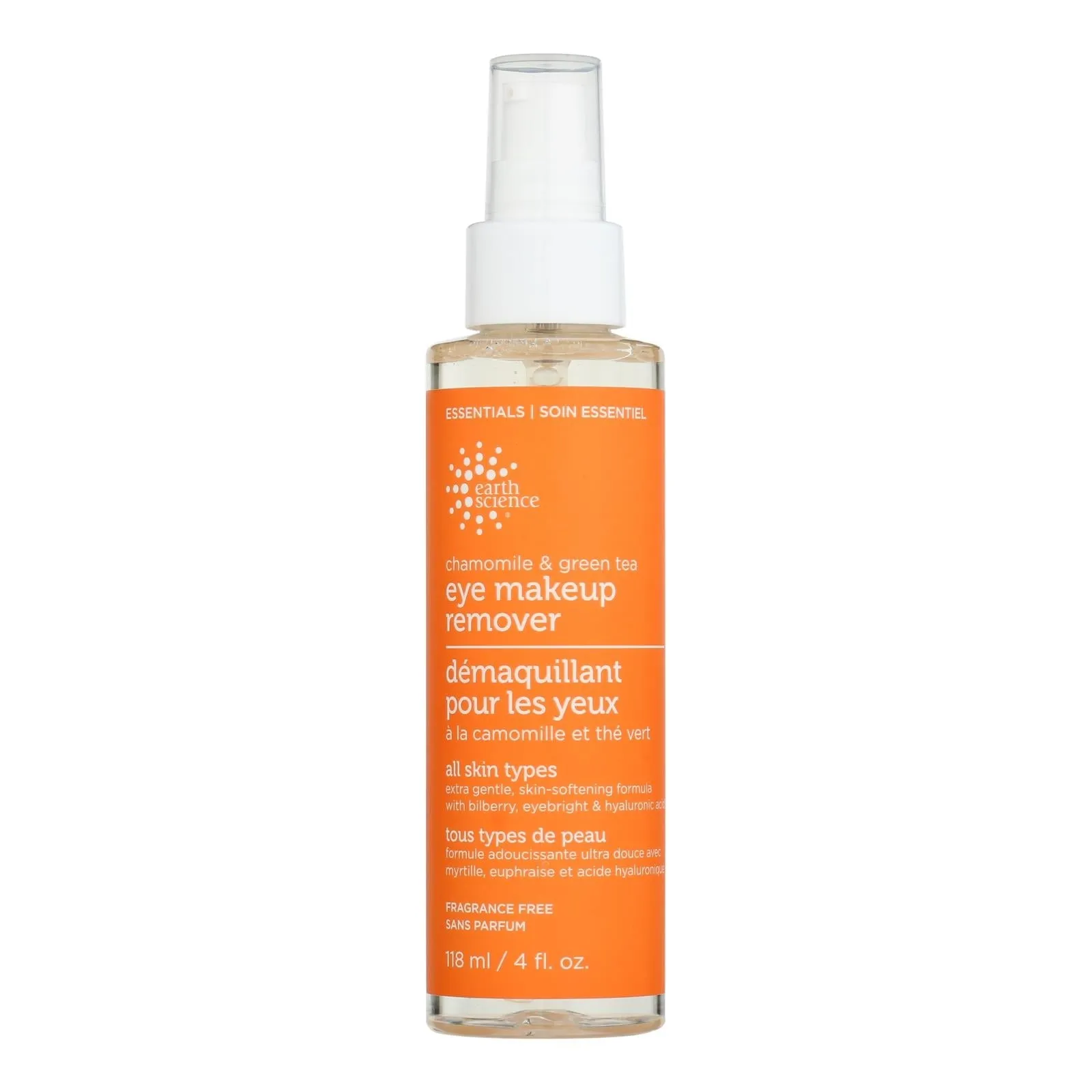 Earth Science Chamomile & Green Tea Eye Makeup Remover - 4 Fl Oz