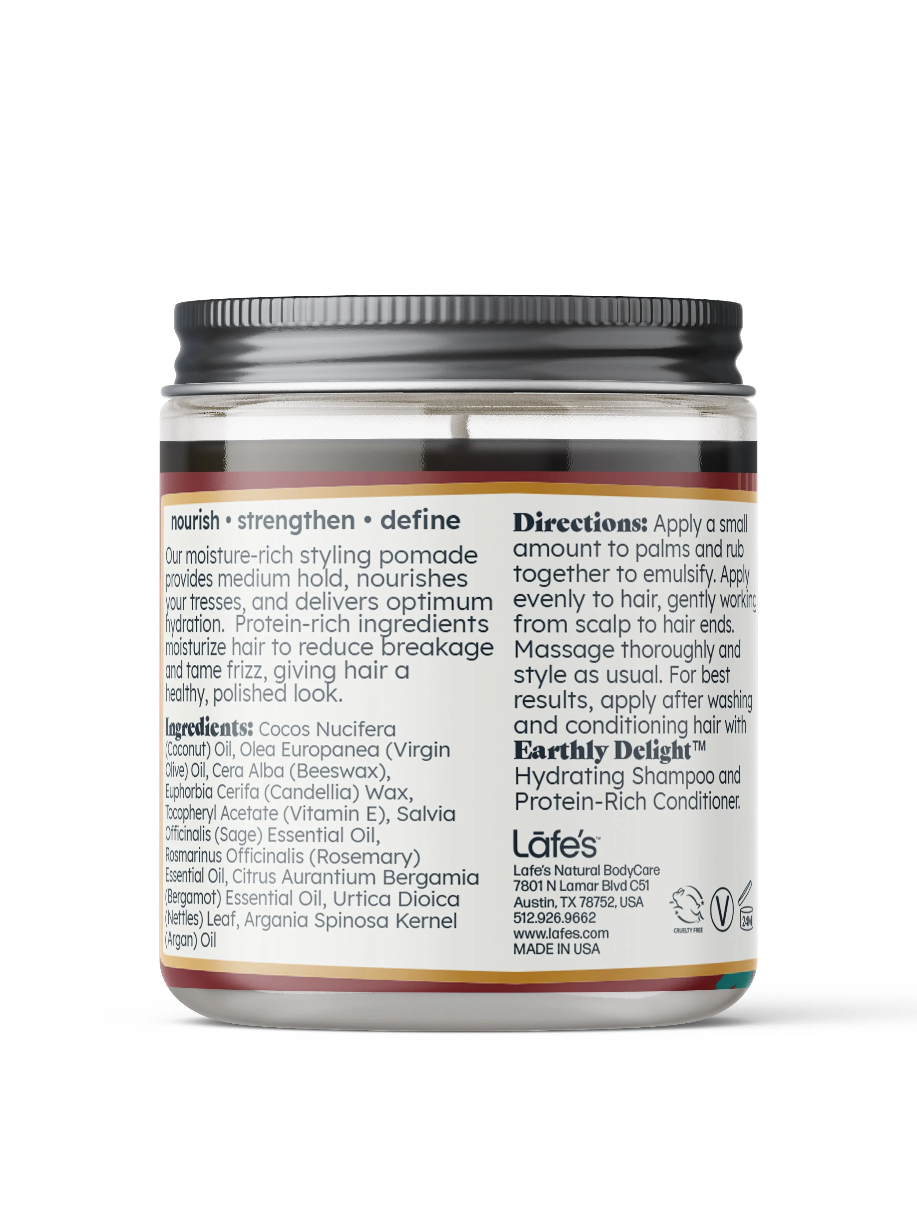 Earthly Delight Moisture Rich Styling Pomade