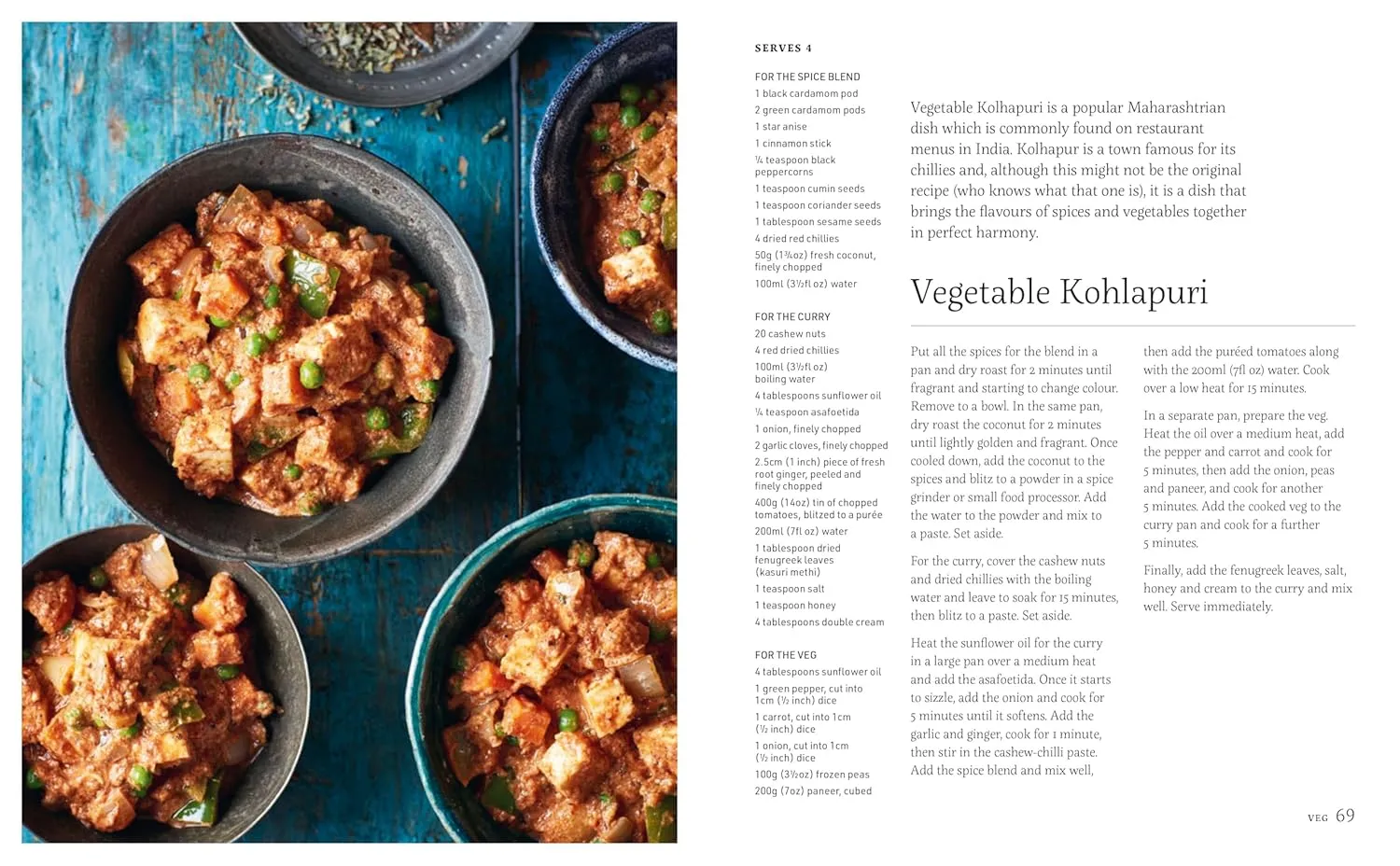 Easy Indian Vegetarian: Delicious recipes for every day (Chetna Makan) *Signed*