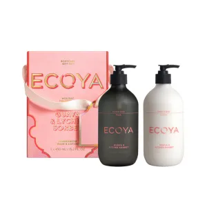 Ecoya Guava & Lychee Sorbet Bodycare Gift Set 450ml