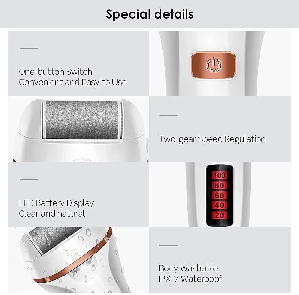 Electric Callus Remover Foot File, Can be Used Wet and Dry