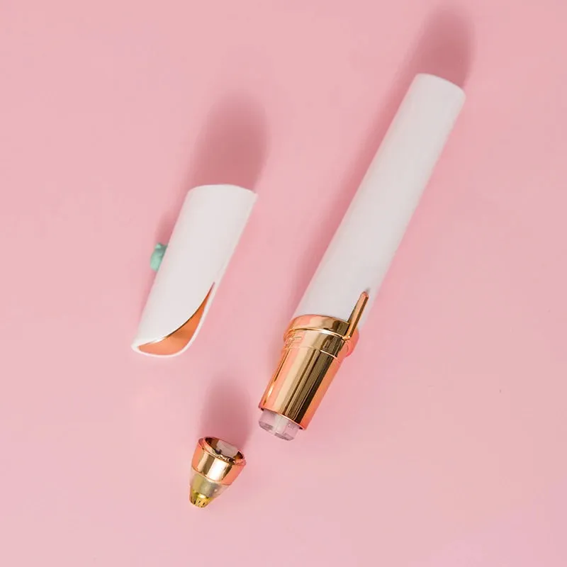 Electric Eyebrow Trimming Tool for Beginners Automatic Electric Eyebrow Trimmer Nose Hair Shaving Brush Scraper 1Pc