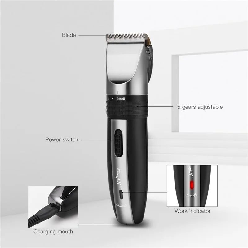 Electric Haircut Machine with Limit Combs