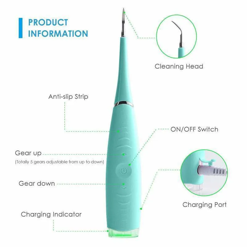 Electric Sonic Dental Calculus Plaque Remover