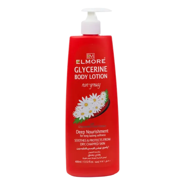 Elmore Glycerine Body Lotion With Chamomile Flower Extract 400ml