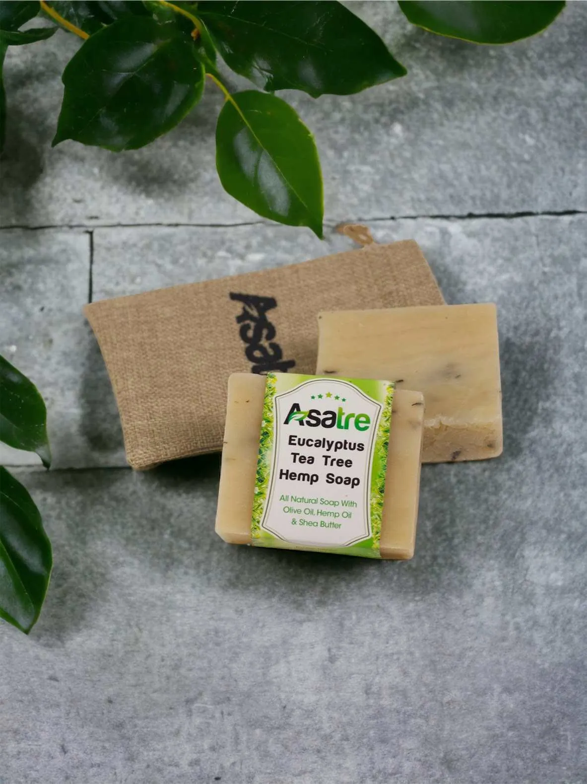 Eucalyptus Soap - Energizing & Natural Eucalyptus Tea Tree Hemp Soap