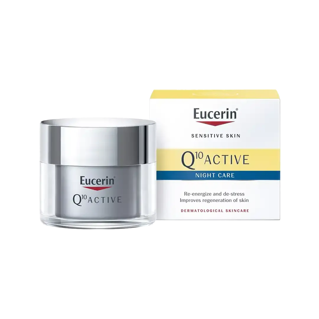 Eucerin Q10 Active Anti-Wrinkle Night Cream, 50ml