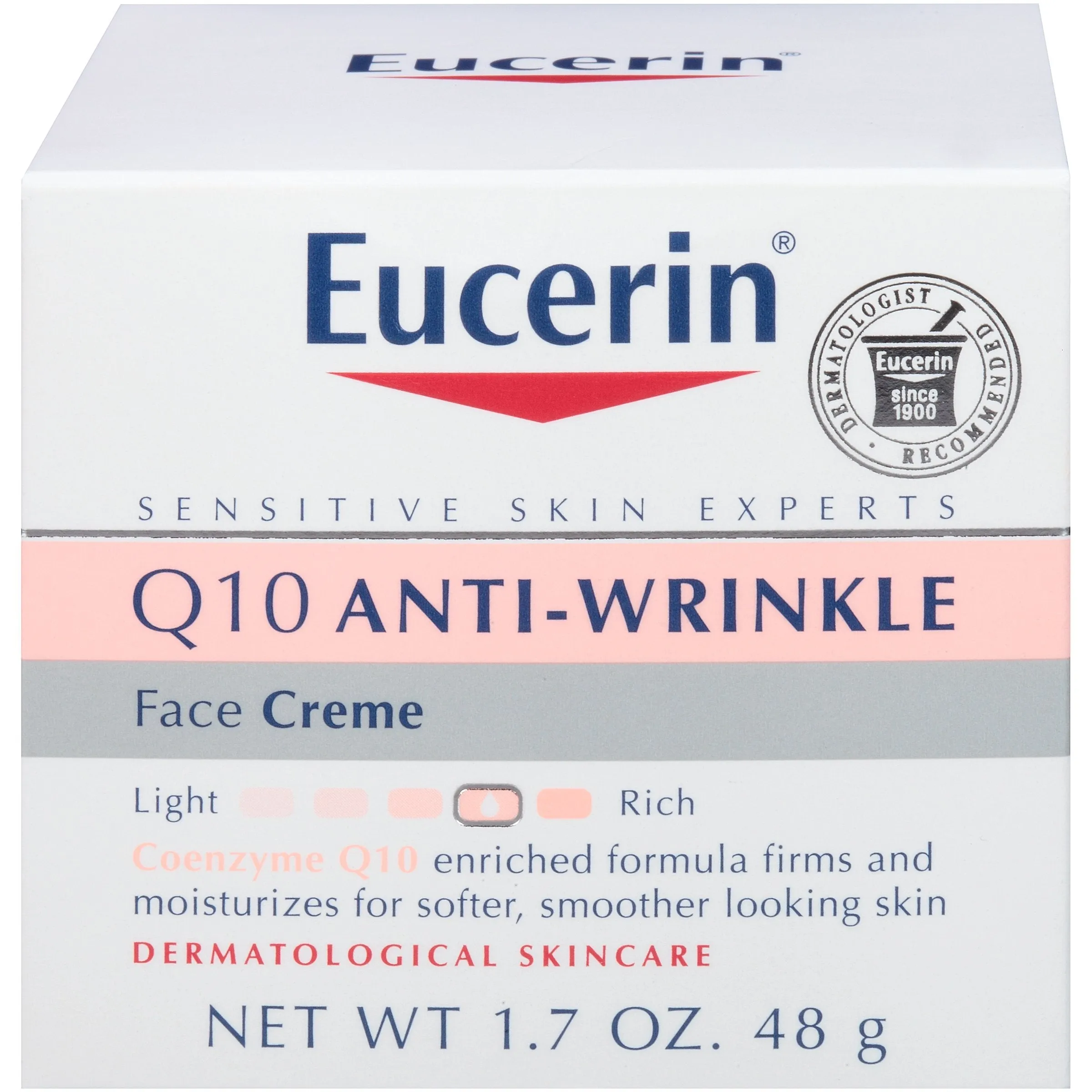 Eucerin Q10 Anti Wrinkle Face Cream Bundle, Day Cream and Night Cream For Face, 1.7 Ounce (Pack of 2)