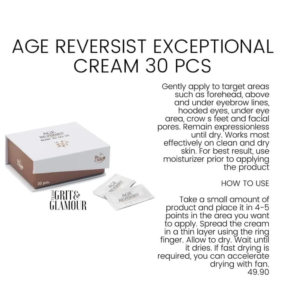 Exceptional Cream 30 PCS-Age Reversist | Dr. C. Tuna | Farmasi