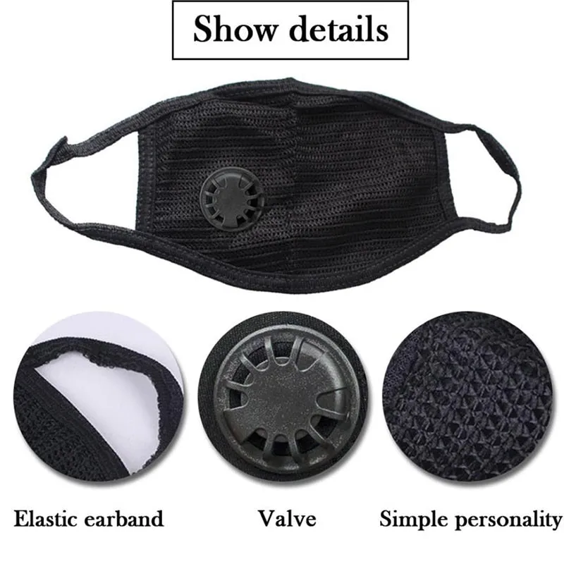 Face mask Pollution proof PM2.5 Dust Respirator Washable Reusable Masks