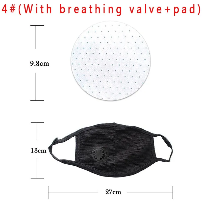Face mask Pollution proof PM2.5 Dust Respirator Washable Reusable Masks