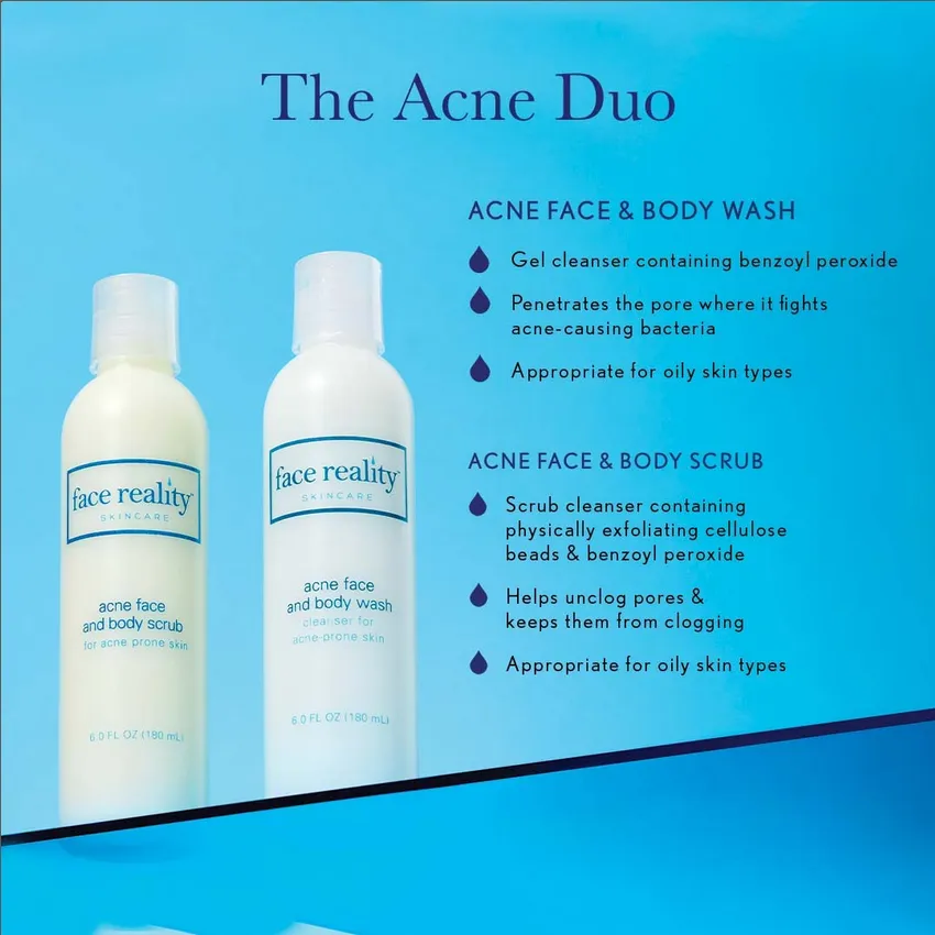 Face Reality Acne Face and Body Scrub