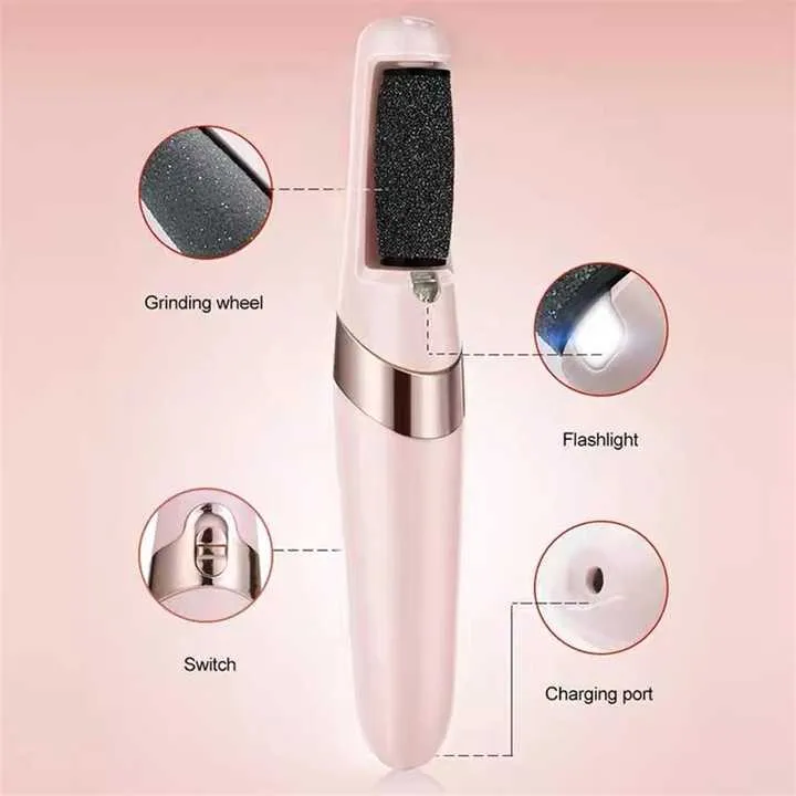 Facial Cleansing Spin Roller & Electric Callus Remover Feet Pack