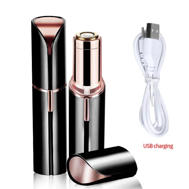 Facial Hair Removal Electric Razor Shaver Rechargeable for Lips, Chin, Armpit, Peach Fuzz, Cheek Women