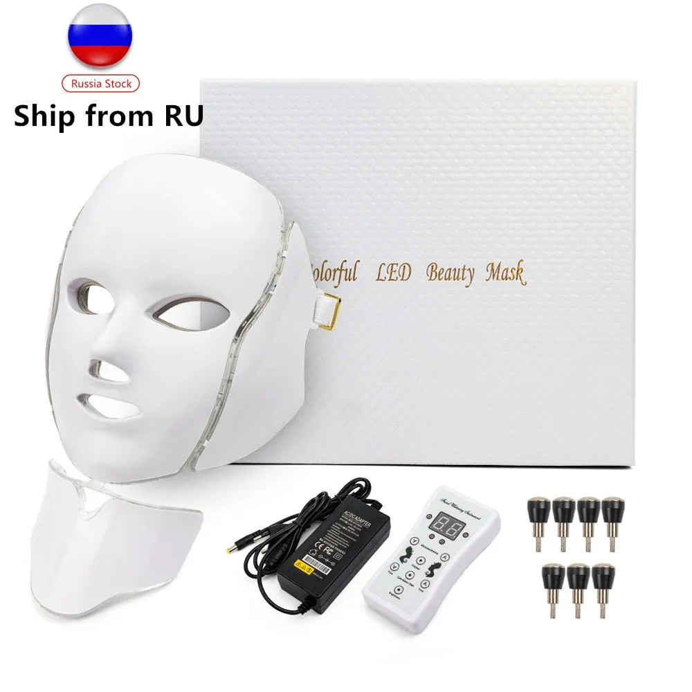 Facial Mask Photon Therapy Anti-Acne Wrinkle Removal Skin  Care