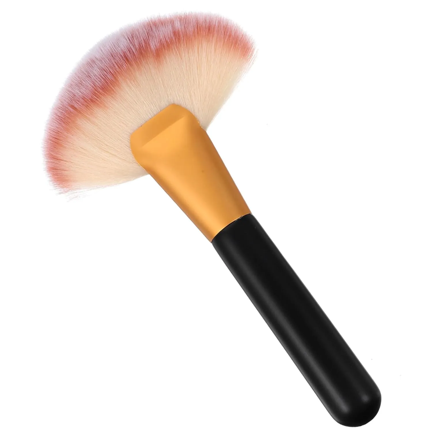 Facial Wood Handle Big for Loose Powder Blend Beauty Make up Tool for Busy Women Random