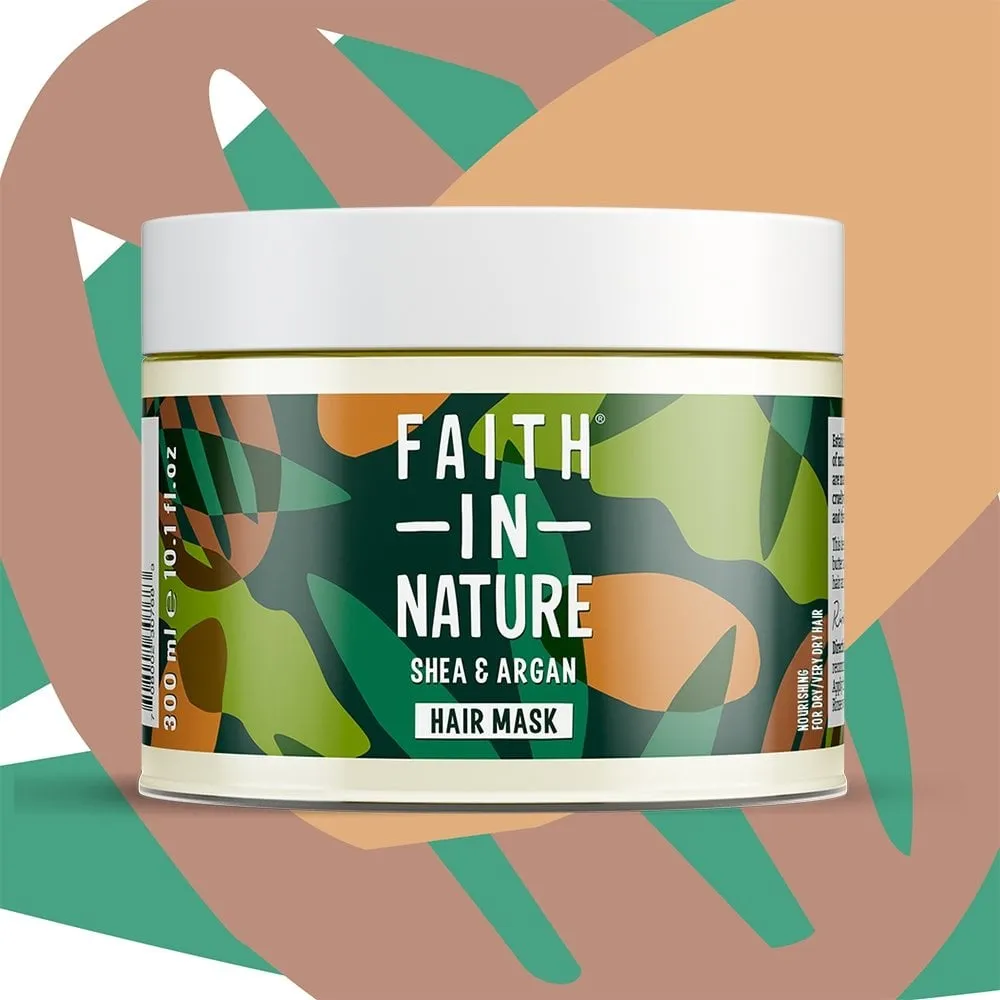 Faith in Nature Shea & Argan Hair Mask 300ml