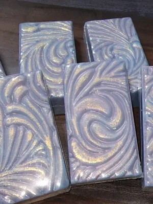 Fancy Bergamot-Lavender Gold Shimmer Soap