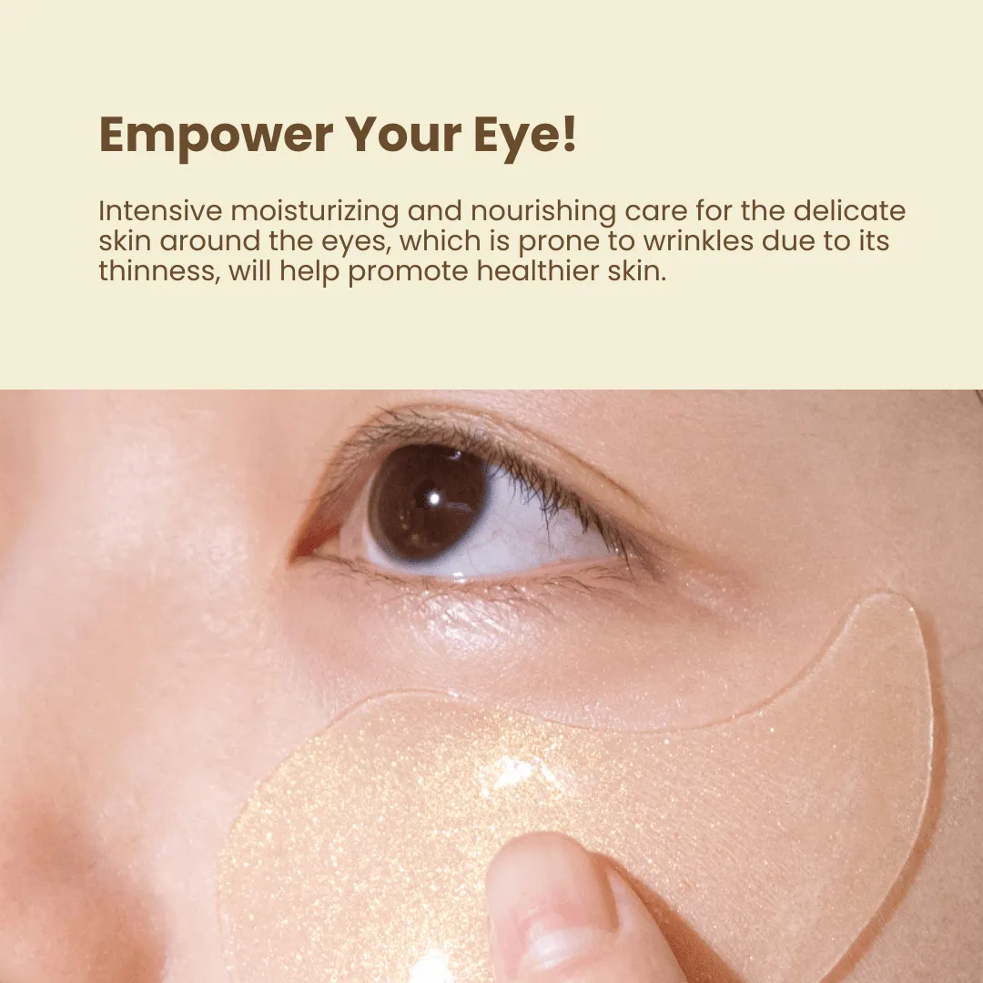 Farmstay 24K Gold & Peptide Solution Ampoule Eye Patch (60 Sheets)