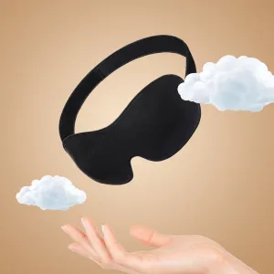 Fasola 3D Blackout Eye Mask - Black