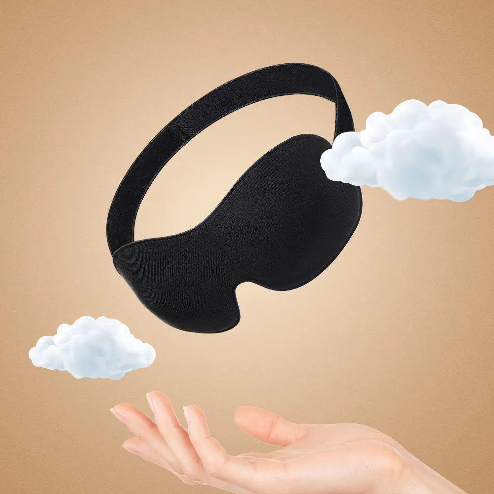 Fasola 3D Blackout Eye Mask - Black