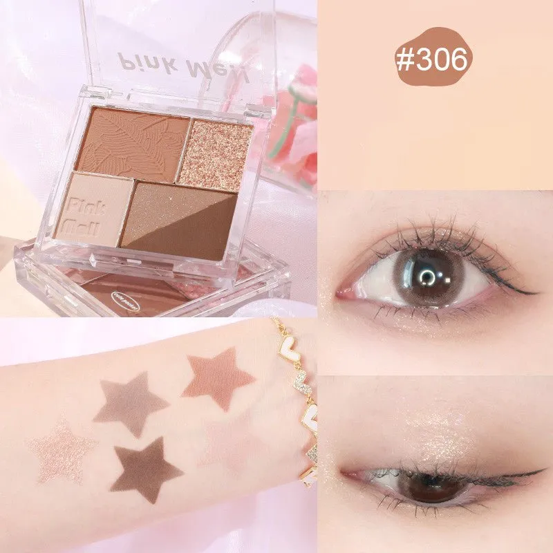 Fingertip Magic Eyeshadow Newbie Low Saturation Milk Tea Earth Color Pearl Matte