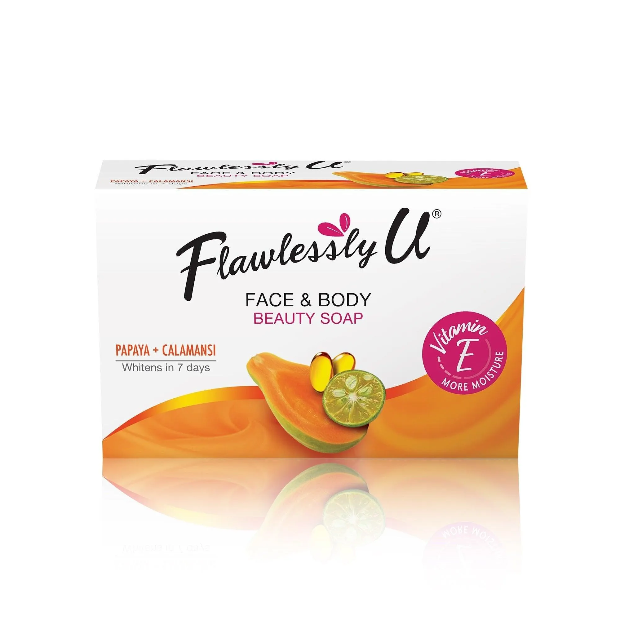 Flawlessly U Papaya   Calamansi Face & Body Beauty Soap - 125g
