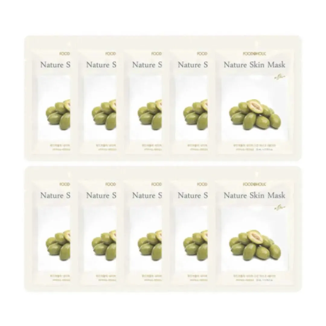 Foodaholic Nature Skin Mask Olive (10 pcs)