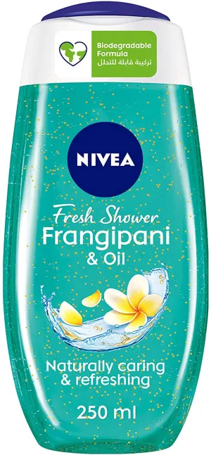 Frangipani And Oil Shower Gel Caring Oil Pearls Frangipani Scent
