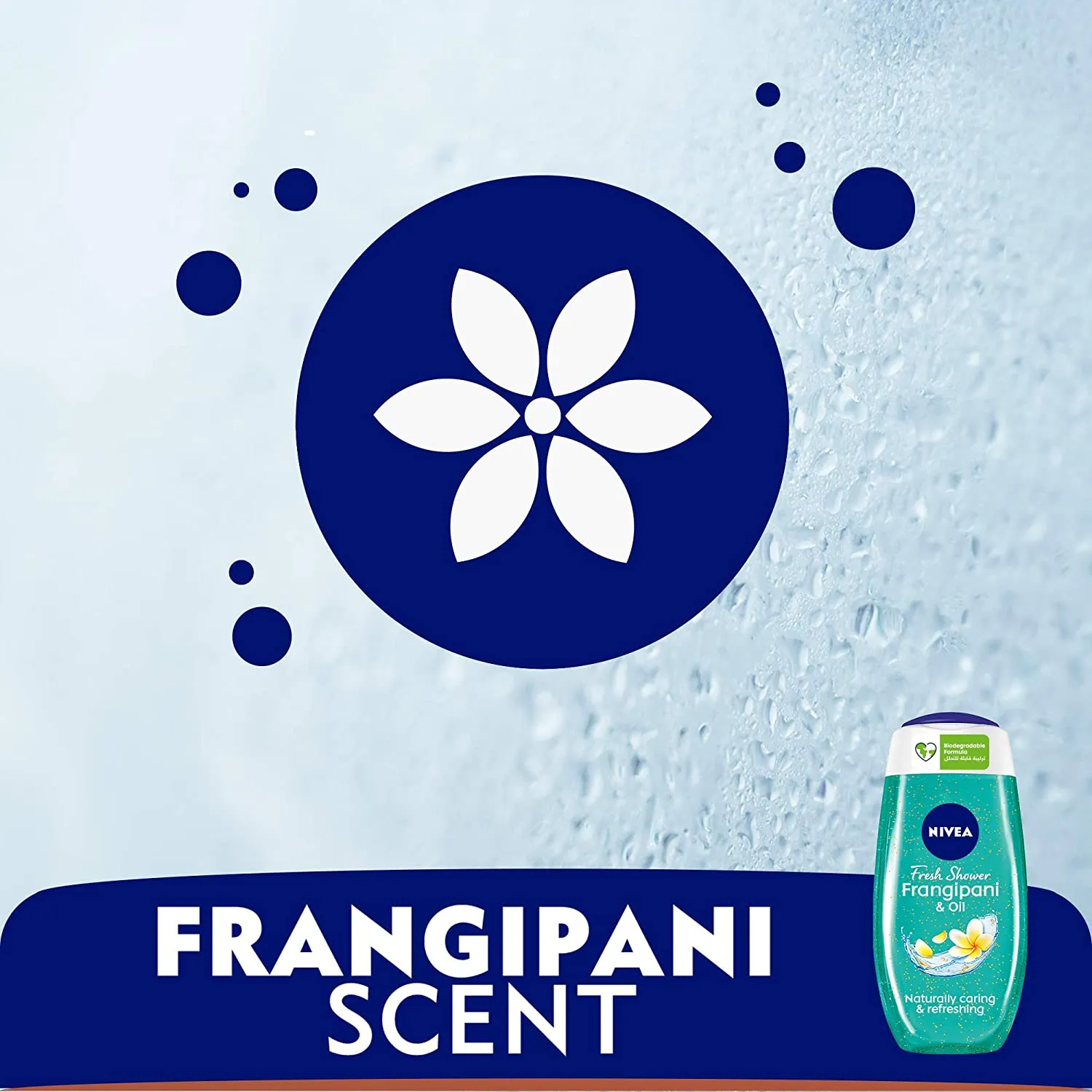 Frangipani And Oil Shower Gel Caring Oil Pearls Frangipani Scent